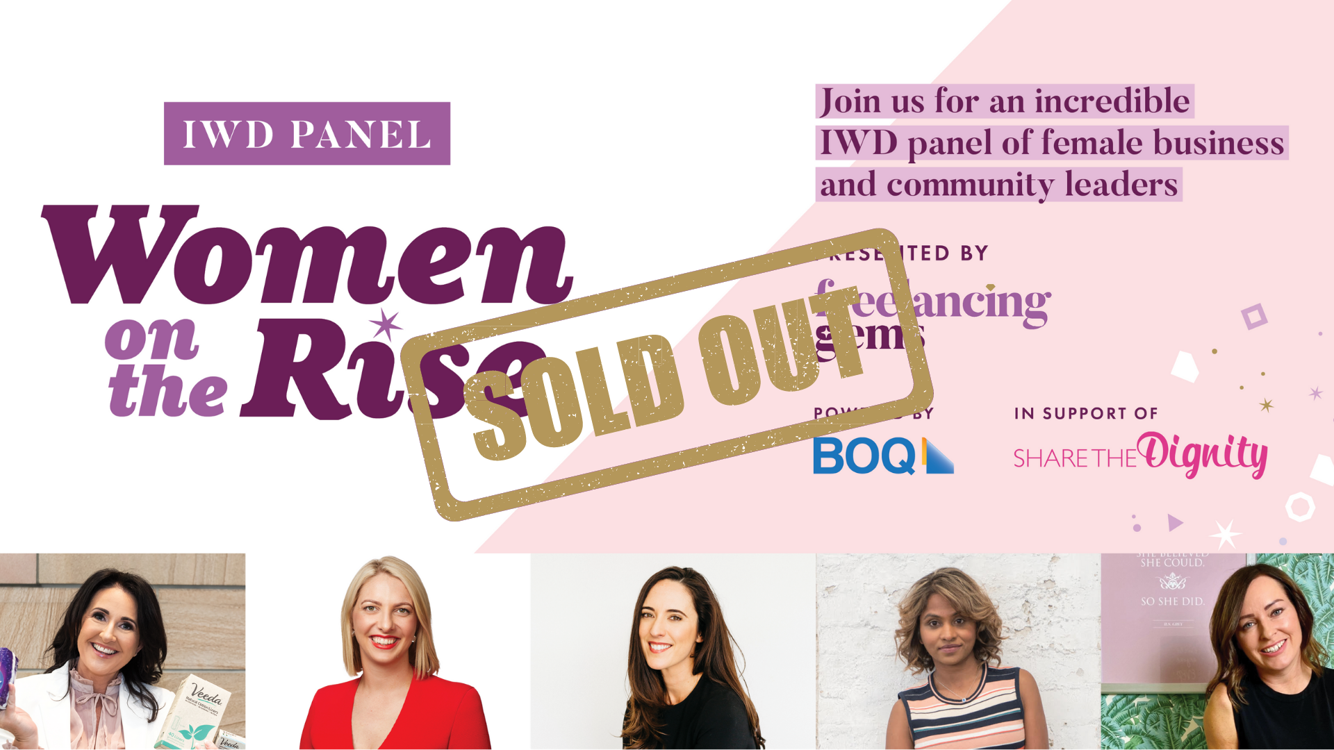 IWD Women on the Rise panel
