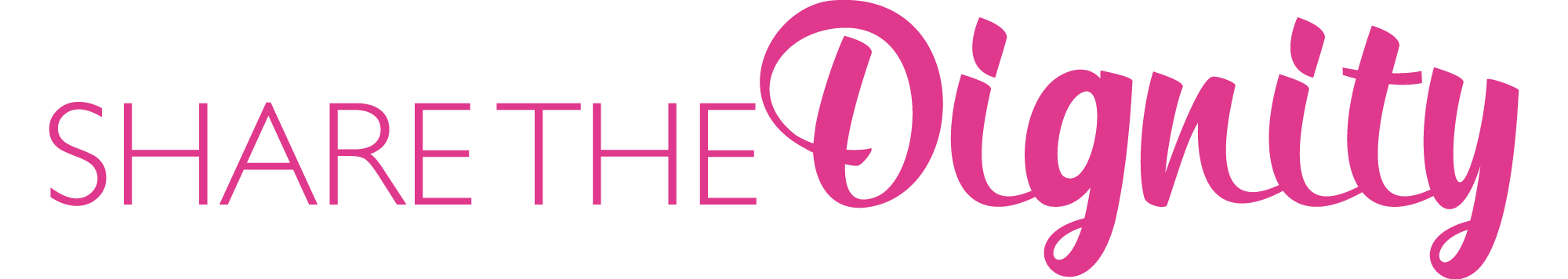 Share the Dignity Logo Pink